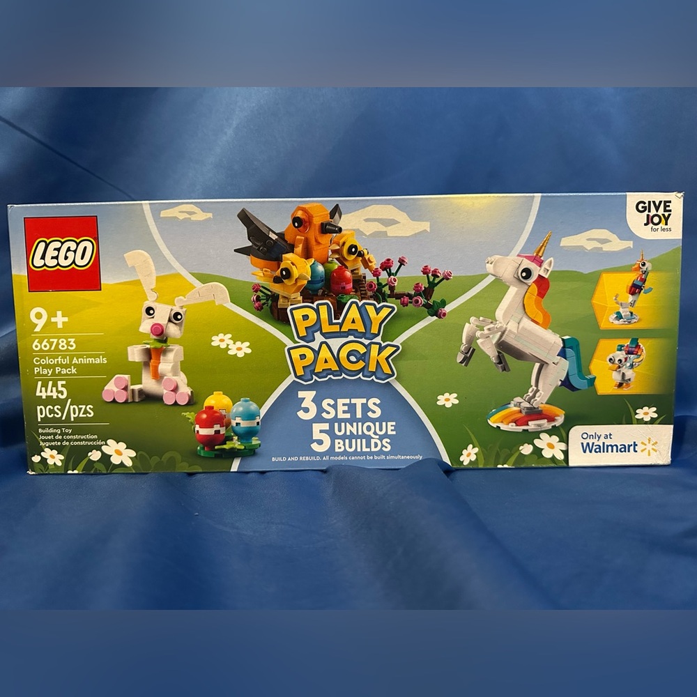 LEGO Play Pack - Colorful Animal Building Set